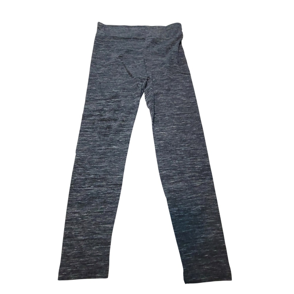Time and Tru Womens Space Dye Leggings Dark Grey Medium 8-10